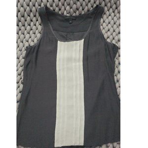 EUC Banana Republic 100% Silk Pleated Tank Shell Blouse Top